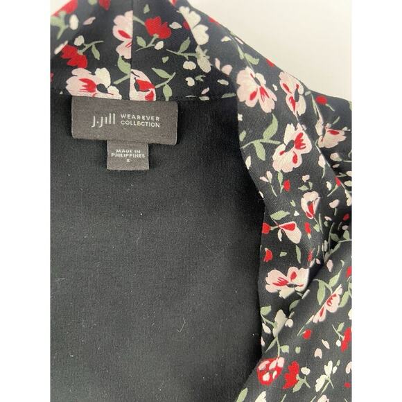J Jill Maxi Dress Sm Wearever Collection Floral Stretch Wrinkle Resistant Travel - Picture 5 of 8